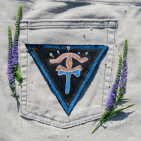 Image 5 of Folk Art Pyramids - Painted Patches