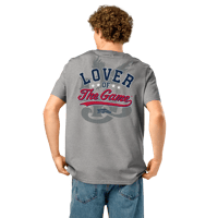 Image 4 of LOTG Tailsweep Unisex Organic T-shirt - Heather Gray