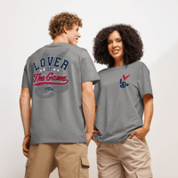 Image 1 of LOTG Tailsweep Unisex Organic T-shirt - Heather Gray
