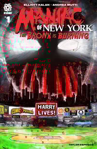 Image 2 of MANIAC OF NEW YORK: BRONX BURNING #1 – ORIGINAL COVER ART by JUAN NAVARRO