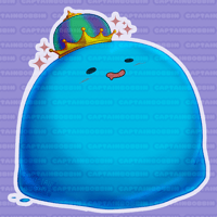 PREORDER - mini king slime sticker