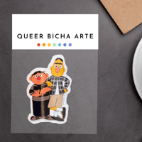 Image 1 of Bert & Ernie Sticker