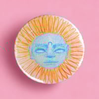 Image 1 of Flower Face Badge