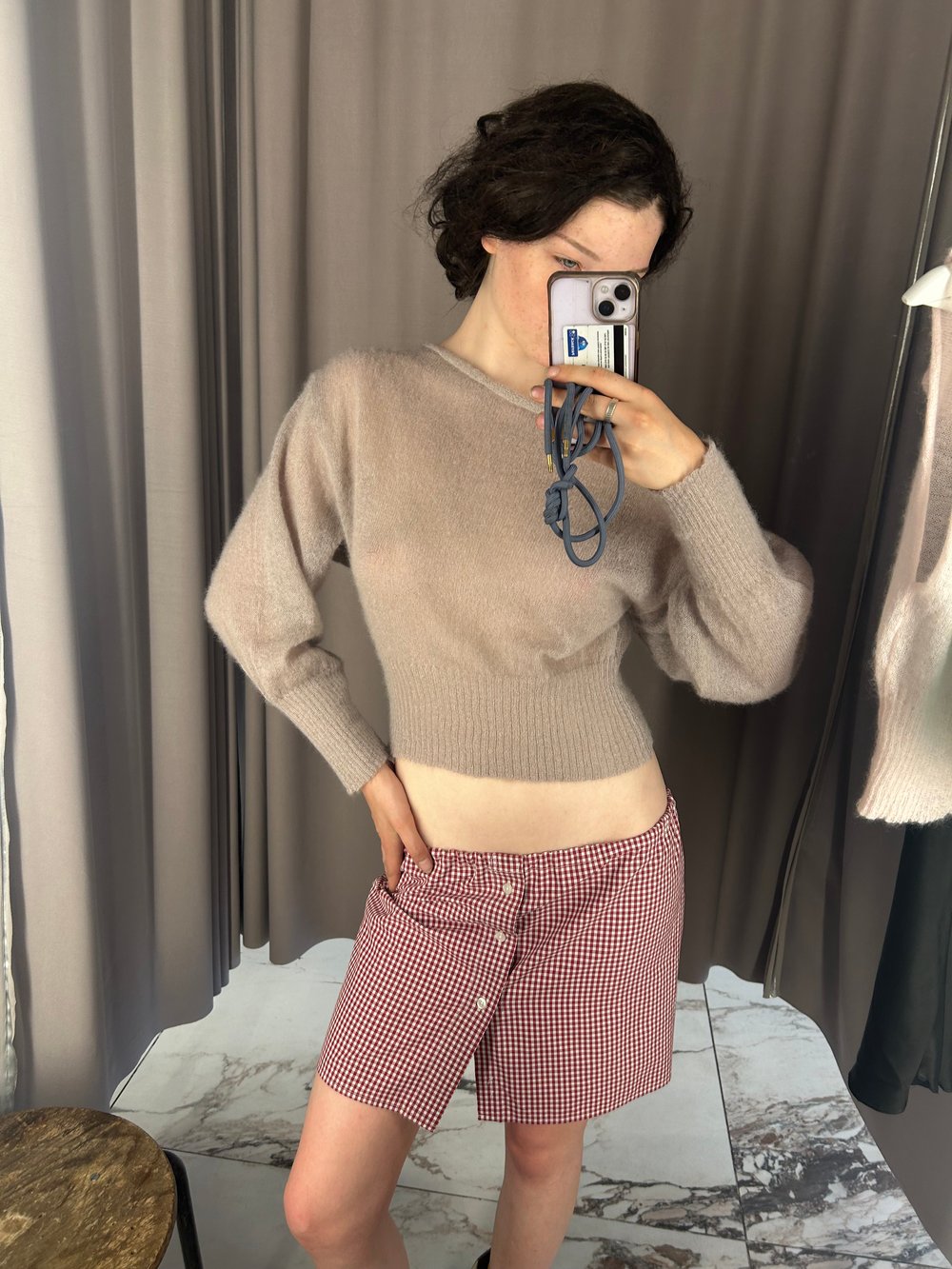 Shirt mini skirt 