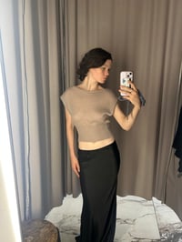 Image 1 of knitted top Luna in dust pink