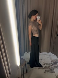 Image 8 of knitted top Luna in dust pink