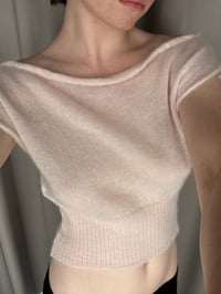 Image 1 of Knitted top Luna in balerina pink 
