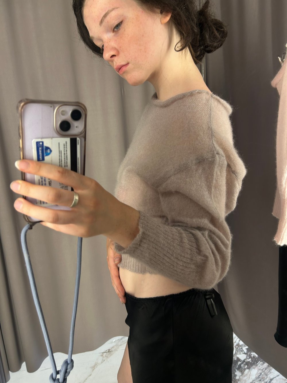 Luna top with long sleeves