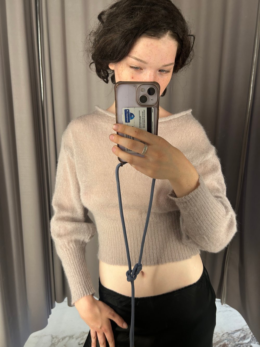 Luna top with long sleeves 
