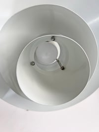 Image 5 of LÁMPARA DE ALUMINIO GRIS, ESTILO POULSEN, AÑOS 70