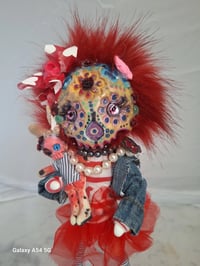 Image 3 of Dia De Los Muertos Dolls, Day of the Dead Dolls, Sugar, Candy Skull Handmade