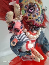 Image 5 of Dia De Los Muertos Dolls, Day of the Dead Dolls, Sugar, Candy Skull Handmade