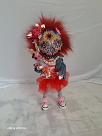 Image 1 of Dia De Los Muertos Dolls, Day of the Dead Dolls, Sugar, Candy Skull Handmade
