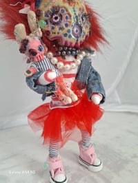 Image 2 of Dia De Los Muertos Dolls, Day of the Dead Dolls, Sugar, Candy Skull Handmade