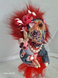 Image 14 of Dia De Los Muertos Dolls, Day of the Dead Dolls, Sugar, Candy Skull Handmade