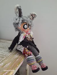 Image 10 of Coraline Mini-me The Mad Hatter unique Handmade art doll Collectable one of a kind  Art doll