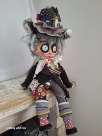 Image 11 of Coraline Mini-me The Mad Hatter unique Handmade art doll Collectable one of a kind  Art doll