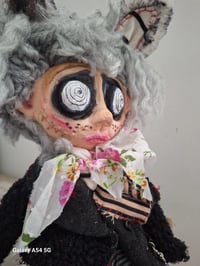 Image 16 of Coraline Mini-me The Mad Hatter unique Handmade art doll Collectable one of a kind  Art doll