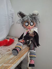Image 3 of Coraline Mini-me The Mad Hatter unique Handmade art doll Collectable one of a kind  Art doll