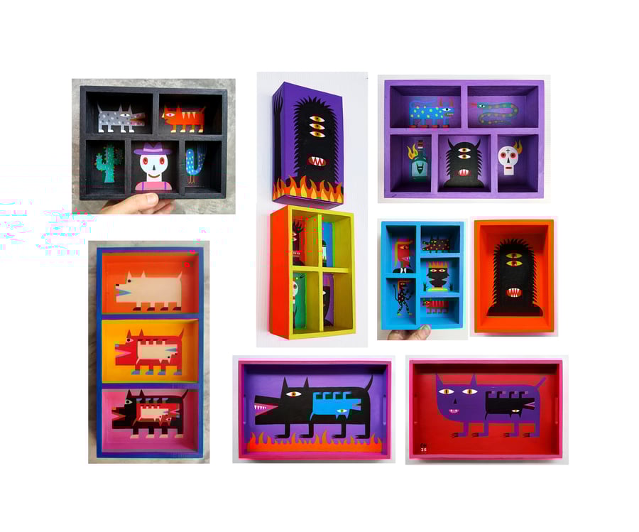 Image of WOODEN BOXES MIX