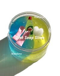 Dish soap slime