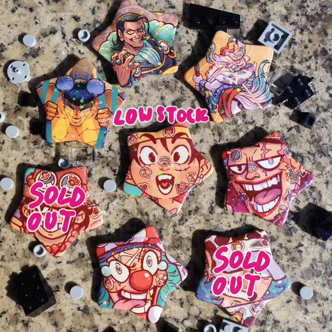 ONE PIECE- Captain's button pin