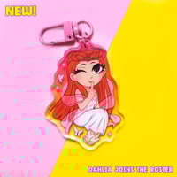 Image 2 of Ace Attorney Chibi Colourful Gradient Acrylic Keychains