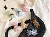Image 1 of crochet bear keychains