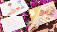Image 2 of summer postcards - pack