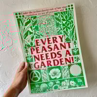 Every Peasant Needs A Garden! A3 riso print PREORDER