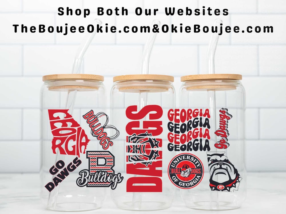 Image of Georgia Bulldogs Uv Dtf Wrap Choice of5 !   FB15