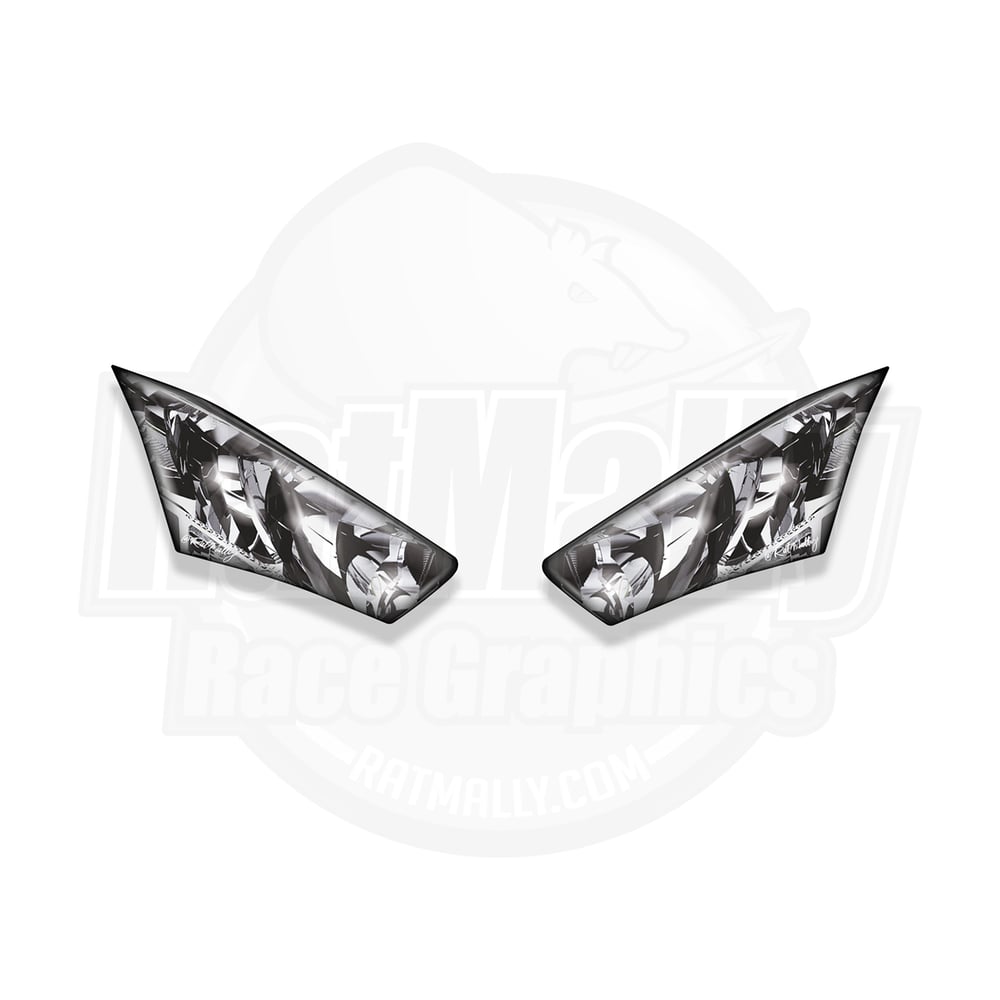 Image of Headlight Stickers To fit Kawasaki Ninja ZX-6R / 636