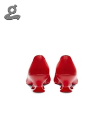 Image 4 of Red Detachable Anti-Theft Buckle Wedge Heels