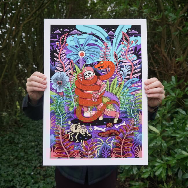 Snake Attack - A2 Archival Print