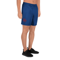 Image 2 of La Gazza Thunder Blue Athletic Long Shorts