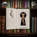 Image 4 of Skelton's Keys to the Classics: Key to the Looking-Glass & Key to Tik-Tok set w/BONUS Tik-Tok pin!