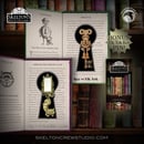 Image 1 of Skelton's Keys to the Classics: Key to the Looking-Glass & Key to Tik-Tok set w/BONUS Tik-Tok pin!