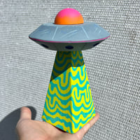 Image 1 of UFO - green & blue drippy