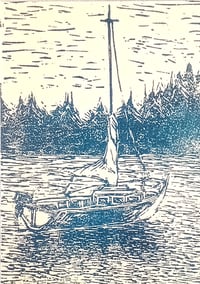Image 1 of Sailboat card