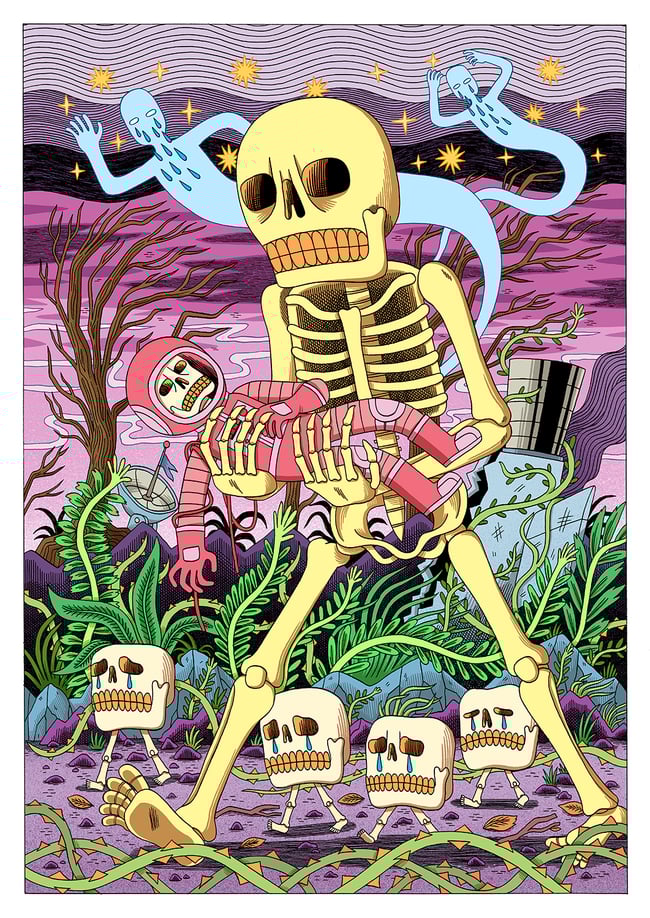 Mourning - A2 Archival print