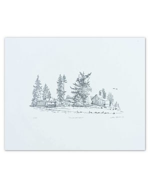 Miller Bay Farm, Signed Print