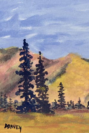 Sentinel and Reflection 4 x 6 inch