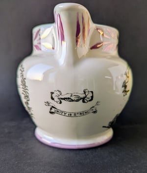 United to Protect / Unity is Strength jug