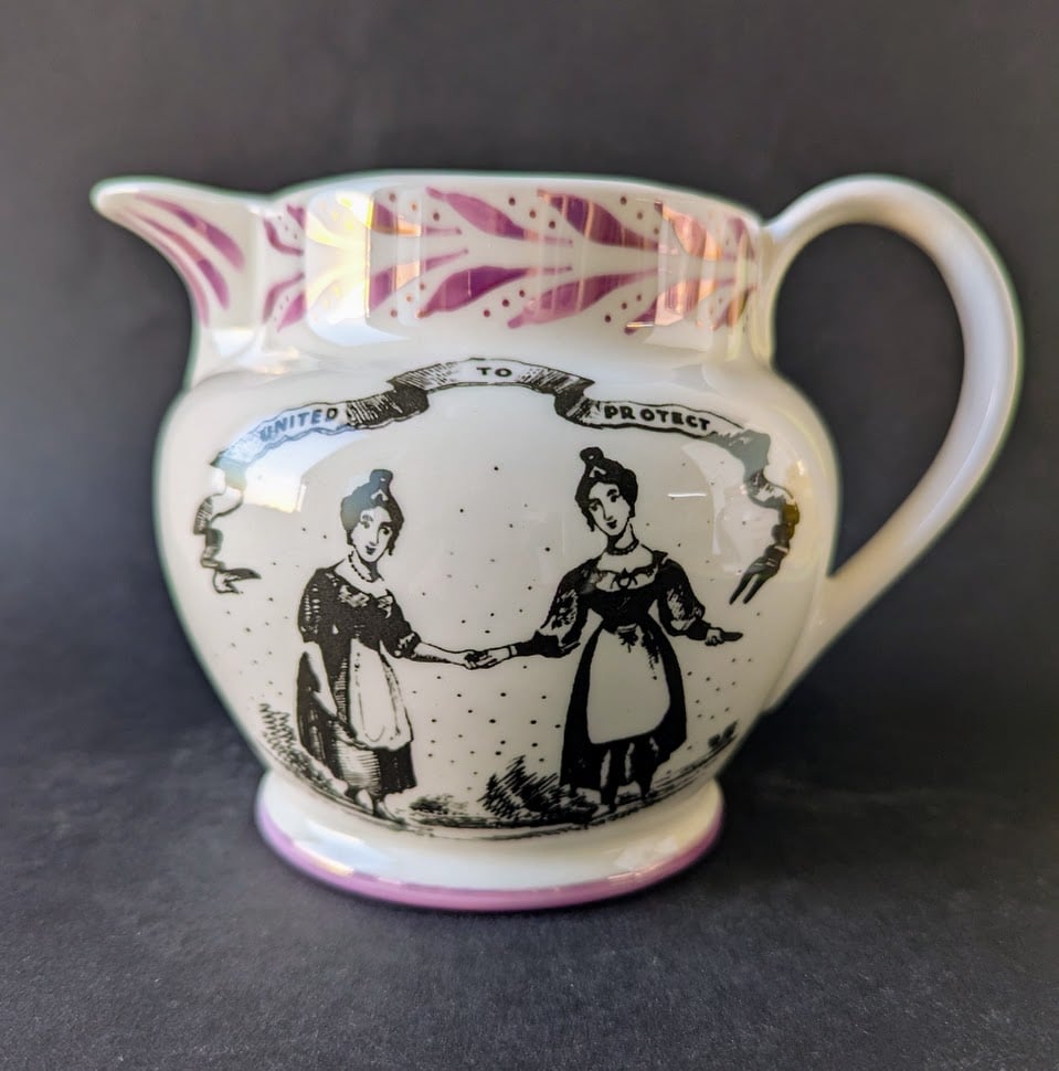 United to Protect / Unity is Strength jug