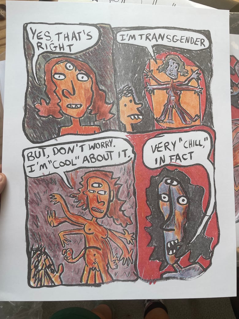 Image of "Very Chill Transsexual" Print