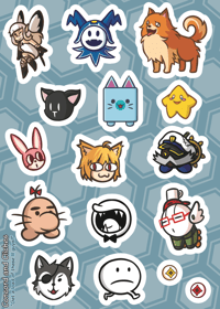 Image 1 of GET A LOAD OF THESE LIL GUYS || Sticker Sheet [Misc.]