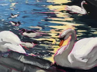Image 2 of Moonlight Swans