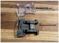 Image 1 of 110310800REIN non-OEM for Whirlpool washer or dryer handle wp8182574 PS982304