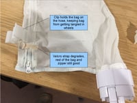 Image 3 of Improved Polaris Bag collar clip replaces 9-100-1018