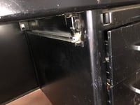 Image 3 of Steelcase tanker desk center drawer roller set